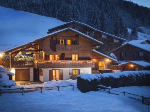 Luxury Alpine Chalet Hotel 10 Minute Walk from the Ski Lift in Morzine, Rhone Alps, France